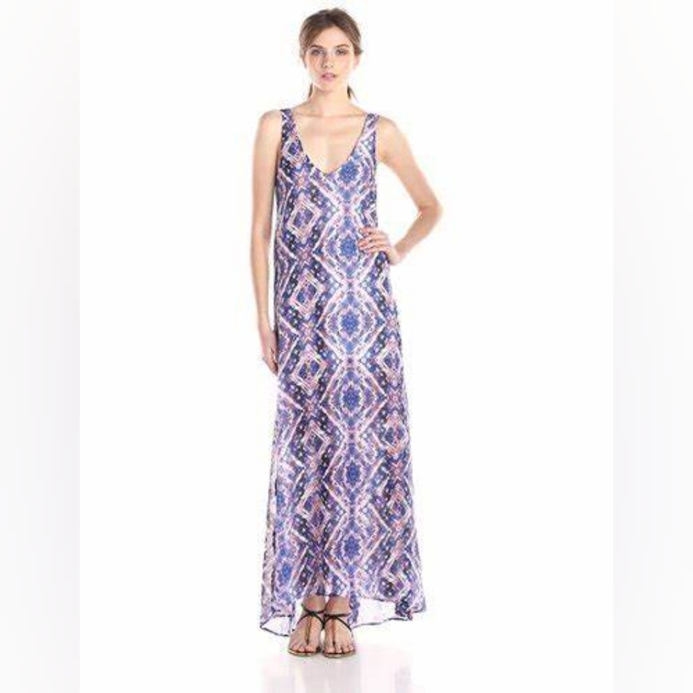 Show Me Your MuMu Kiersten Purple Haze Maxi Dress